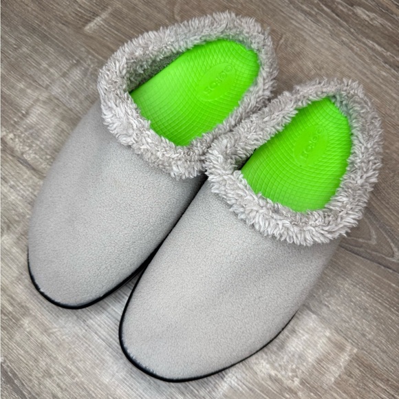 Oofos Men’s Oocoozie Mule Size 10 Tawny Sherpa Slip On main image 8